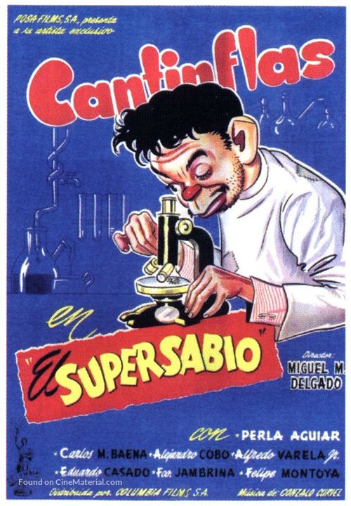 Supersabio, El - Mexican Movie Poster