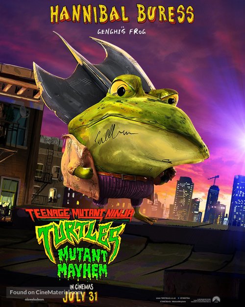 Teenage Mutant Ninja Turtles: Mutant Mayhem - British Movie Poster