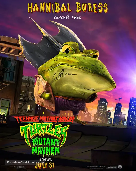 Teenage Mutant Ninja Turtles: Mutant Mayhem - British Movie Poster