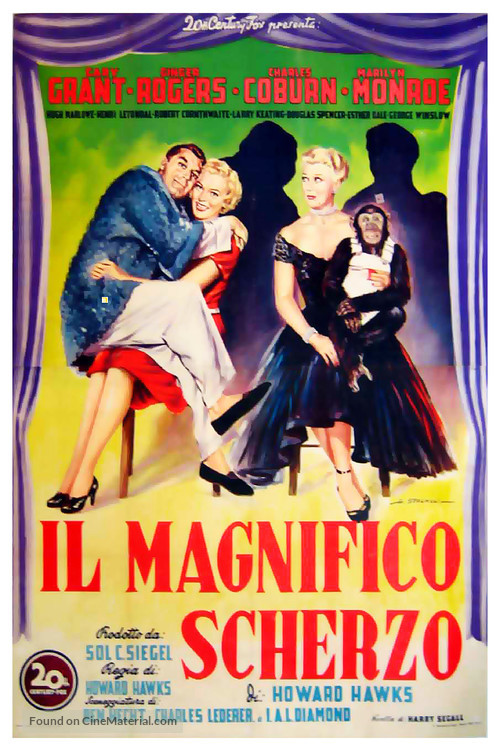 Monkey Business - Italian Movie Poster