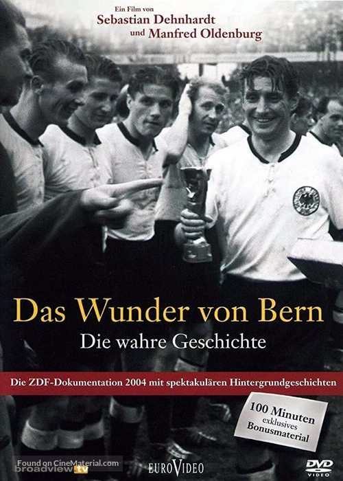 Das Wunder von Bern - Die wahre Geschichte - German Movie Cover