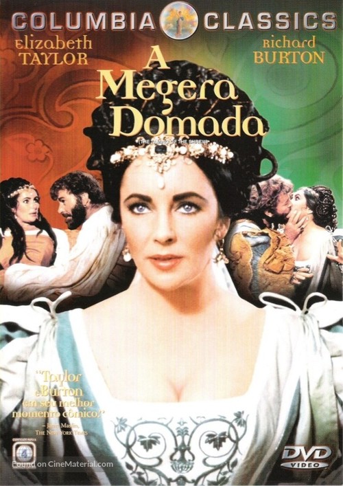 The Taming of the Shrew - Brazilian DVD movie cover