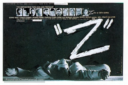 Z - French Movie Poster
