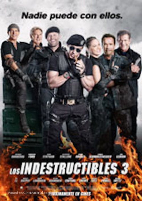 The Expendables 3 - Peruvian Movie Poster