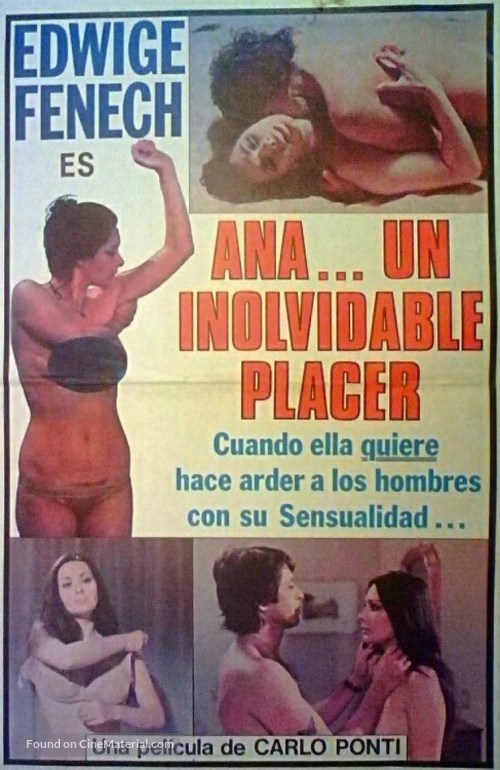 Anna, quel particolare piacere - Spanish Movie Poster