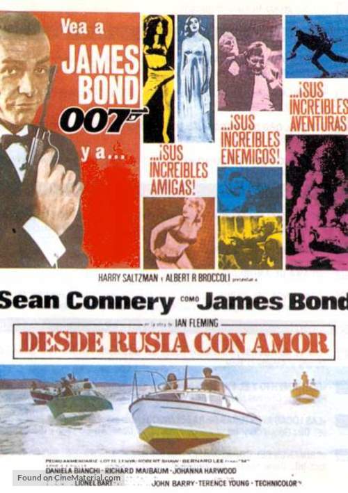 From Russia with Love - Spanish Movie Poster