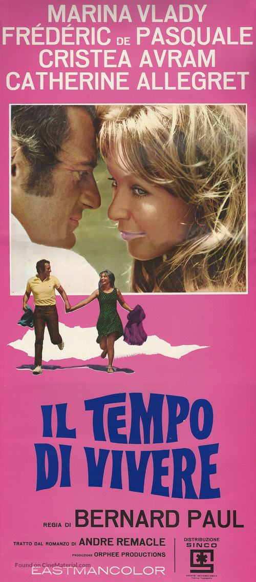 Le temps de vivre - Italian Movie Poster