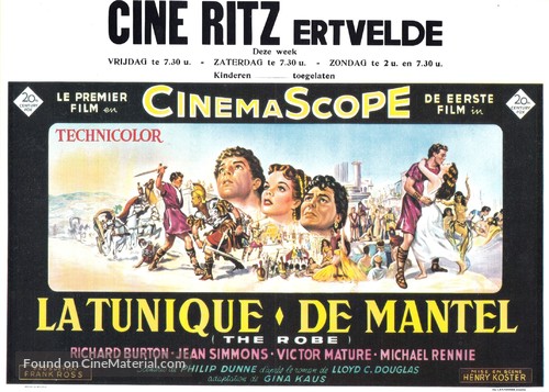 The Robe - Belgian Movie Poster