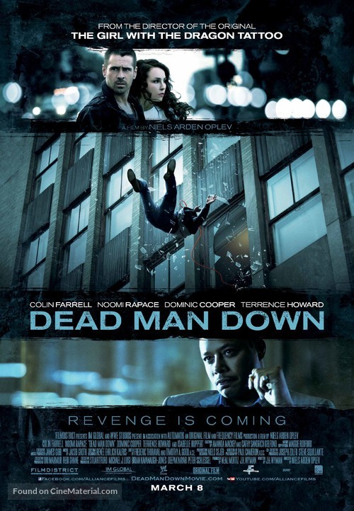 Dead Man Down - Canadian Movie Poster