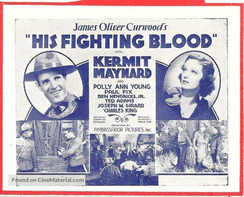 His Fighting Blood - poster