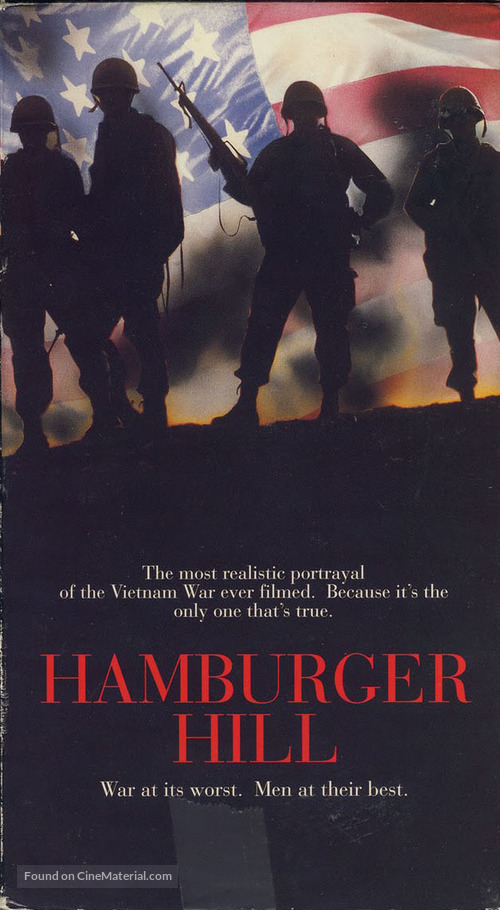 Hamburger Hill - VHS movie cover