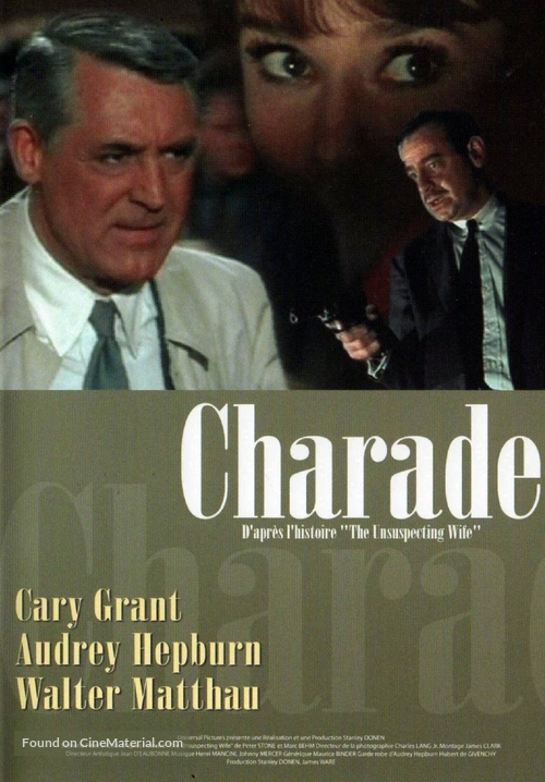 Charade - French DVD movie cover