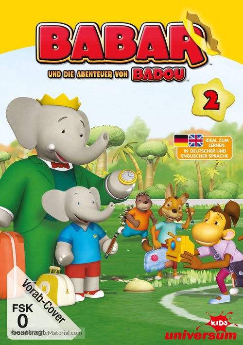 &quot;Babar and the Adventures of Badou&quot; - German DVD movie cover
