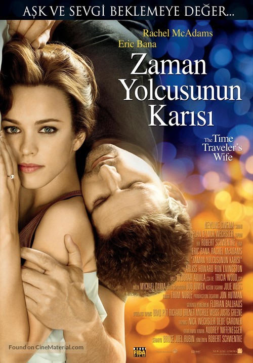The Time Traveler&#039;s Wife - Turkish Movie Poster