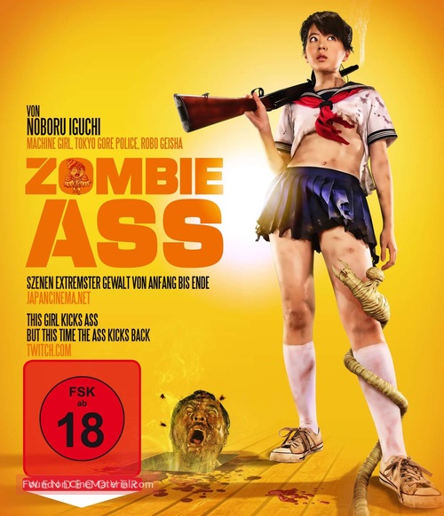 Zonbi asu - German Blu-Ray movie cover