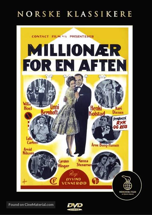 Million&aelig;r for en aften - Norwegian Movie Cover