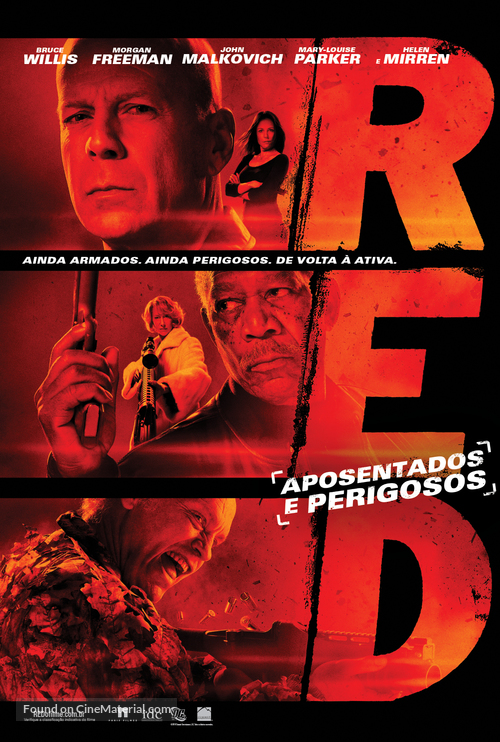 RED - Brazilian Movie Poster