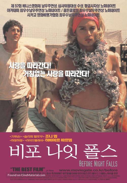 Before Night Falls - South Korean Movie Poster