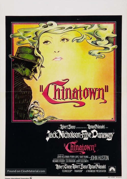 Chinatown - Belgian Movie Poster