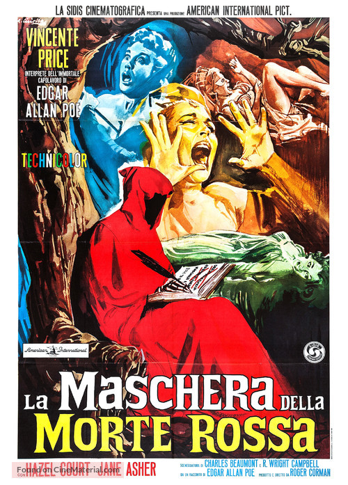 The Masque of the Red Death - Italian Movie Poster