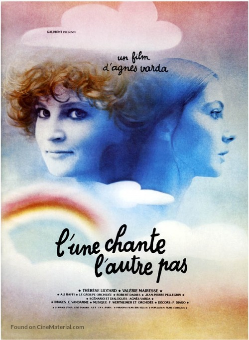 L&#039;une chante, l&#039;autre pas - French Movie Poster
