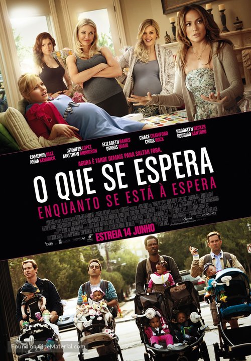 What to Expect When You&#039;re Expecting - Portuguese Movie Poster