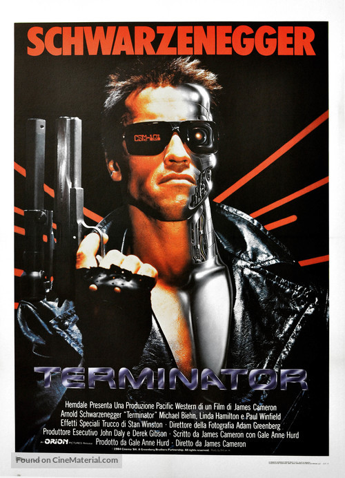 The Terminator - Italian Movie Poster