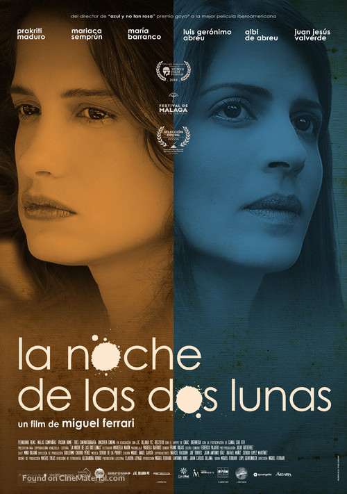 La noche de las dos lunas - Spanish Movie Poster