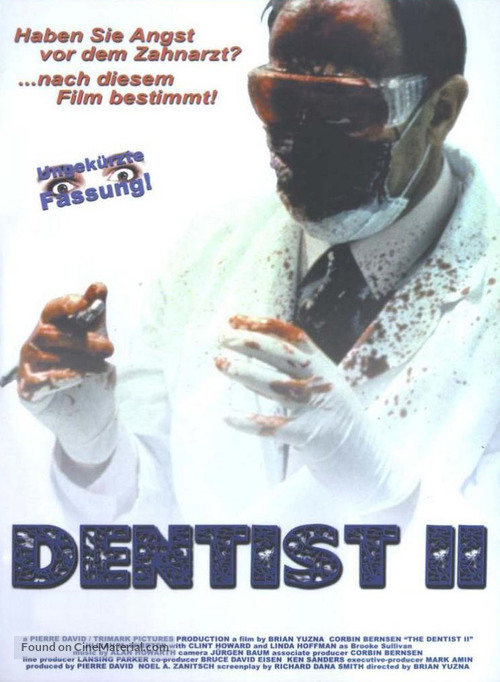 The Dentist 2 - German Movie Poster