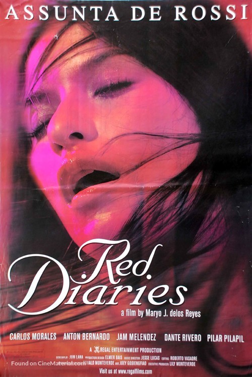 Red Diaries - Philippine Movie Poster