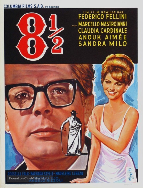 8&frac12; - Belgian Movie Poster
