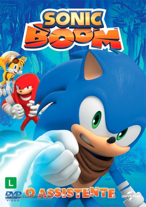 &quot;Sonic Boom&quot; - Brazilian DVD movie cover