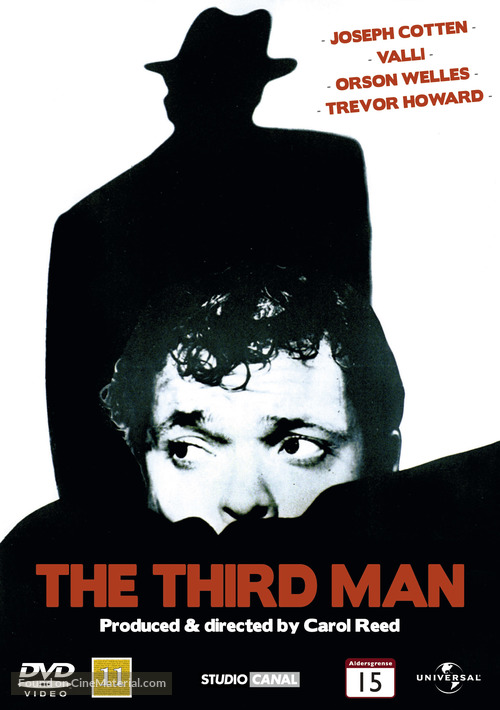 The Third Man - Danish DVD movie cover