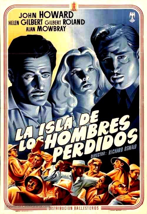 Isle of Missing Men - Spanish Movie Poster