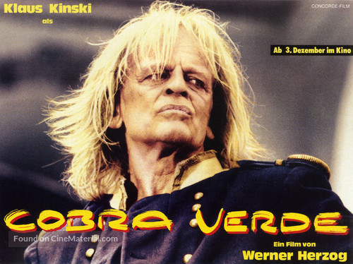 Cobra Verde - German Movie Poster