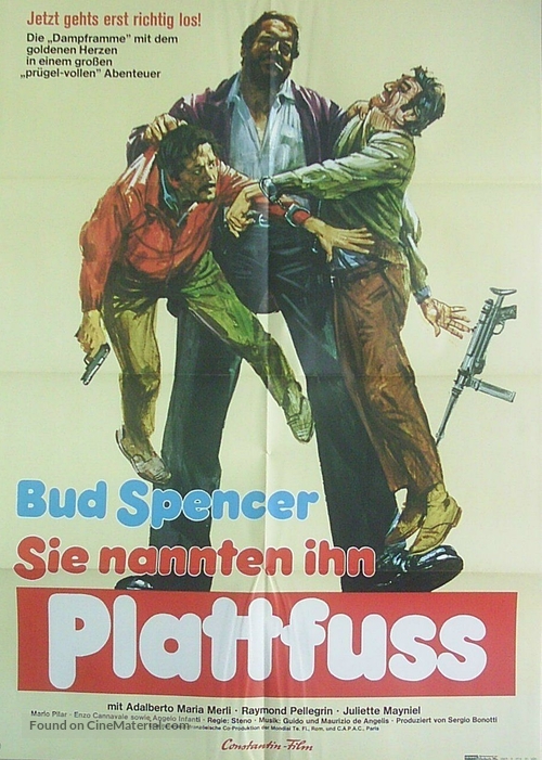 Piedone lo sbirro - German Movie Poster