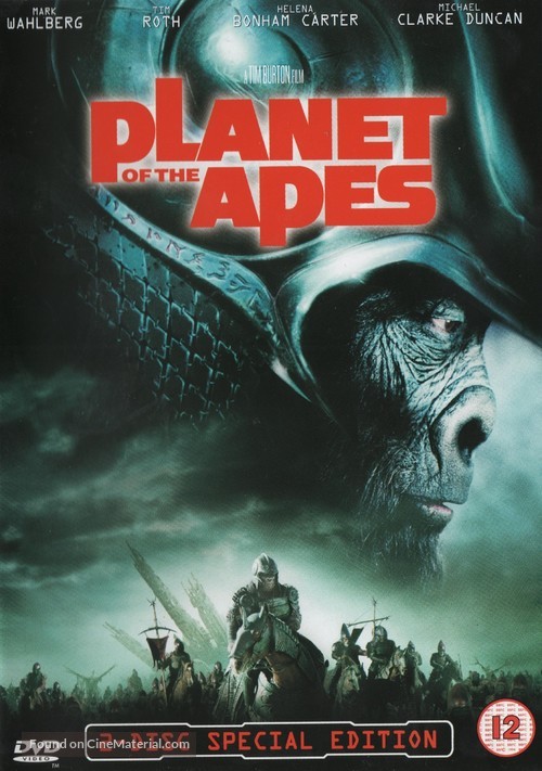 Planet of the Apes - British DVD movie cover