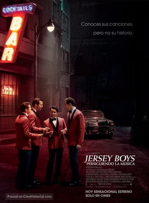 Jersey Boys - Argentinian Movie Poster