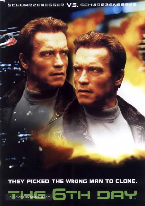 The 6th Day 2000 Dvd Movie Cover