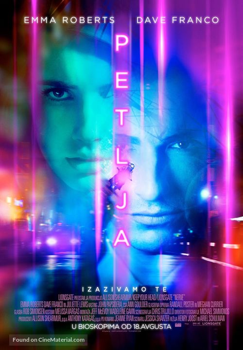 Nerve - Serbian Movie Poster