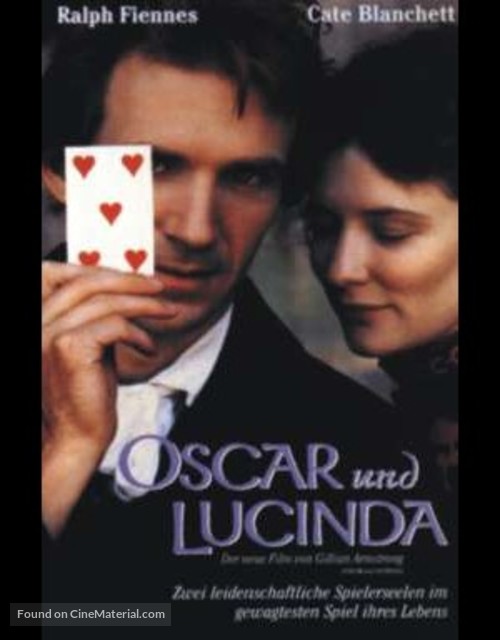 Oscar and Lucinda - German DVD movie cover