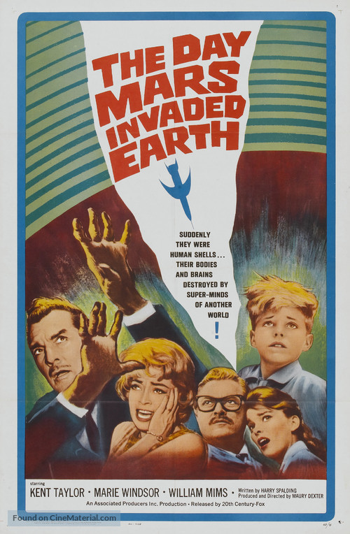 The Day Mars Invaded Earth - Movie Poster