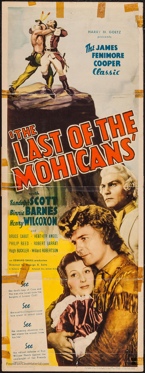 The Last of the Mohicans - Movie Poster