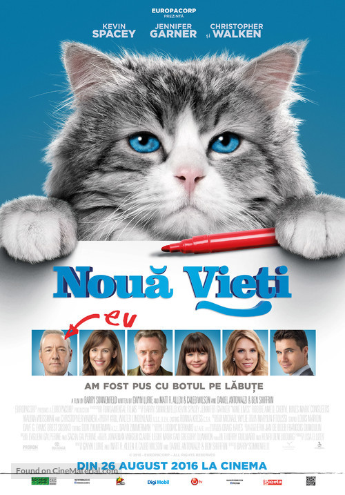 Nine Lives - Romanian Movie Poster