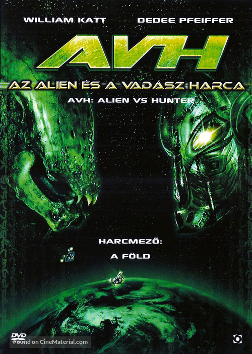 Alien vs. Hunter - Hungarian DVD movie cover