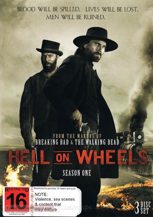 &quot;Hell on Wheels&quot; - New Zealand DVD movie cover