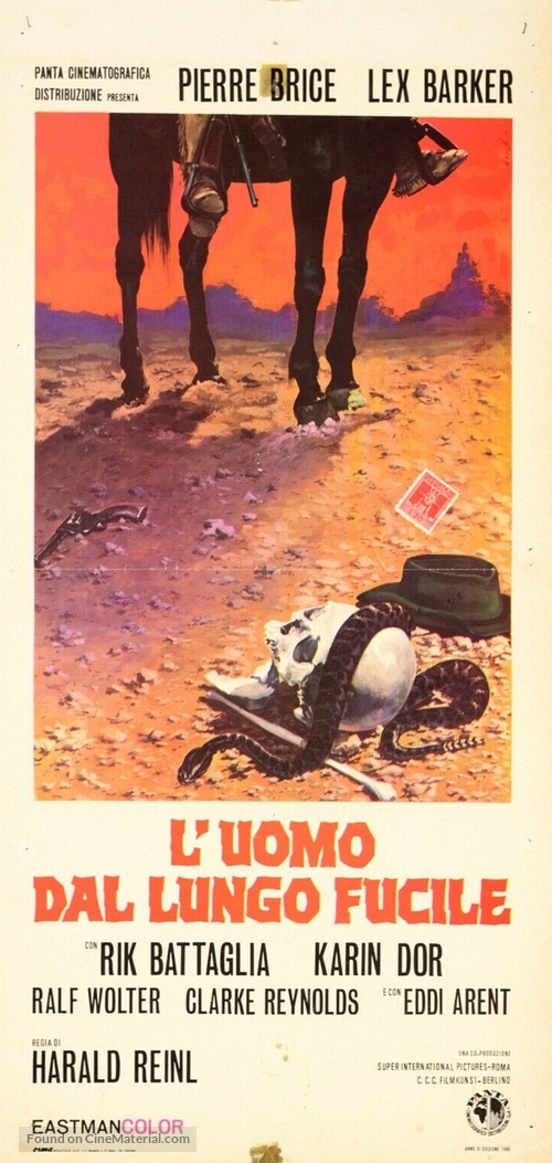Winnetou und Shatterhand im Tal der Toten - Italian Movie Poster
