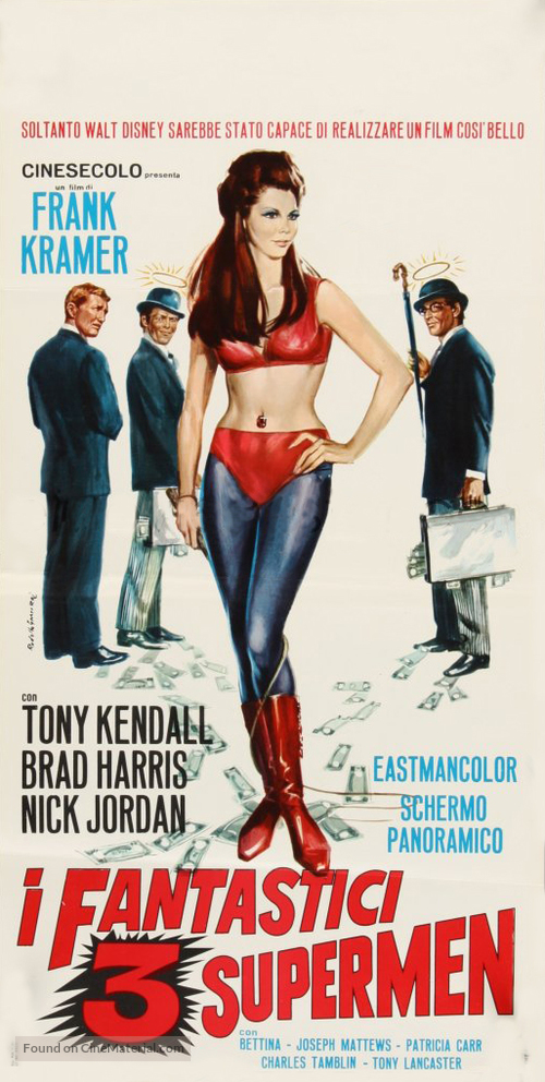 I fantastici tre supermen - Italian Movie Poster