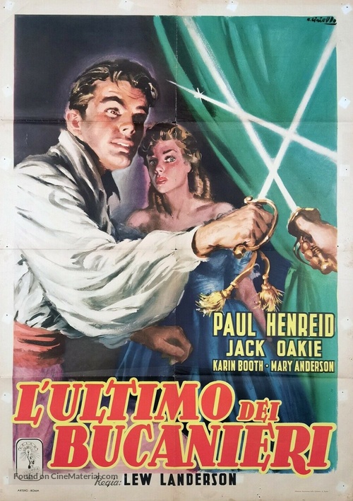 Last of the Buccaneers - Italian Movie Poster