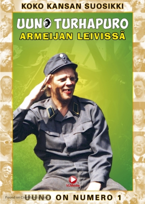 Uuno Turhapuro armeijan leiviss&auml; - Finnish Movie Cover